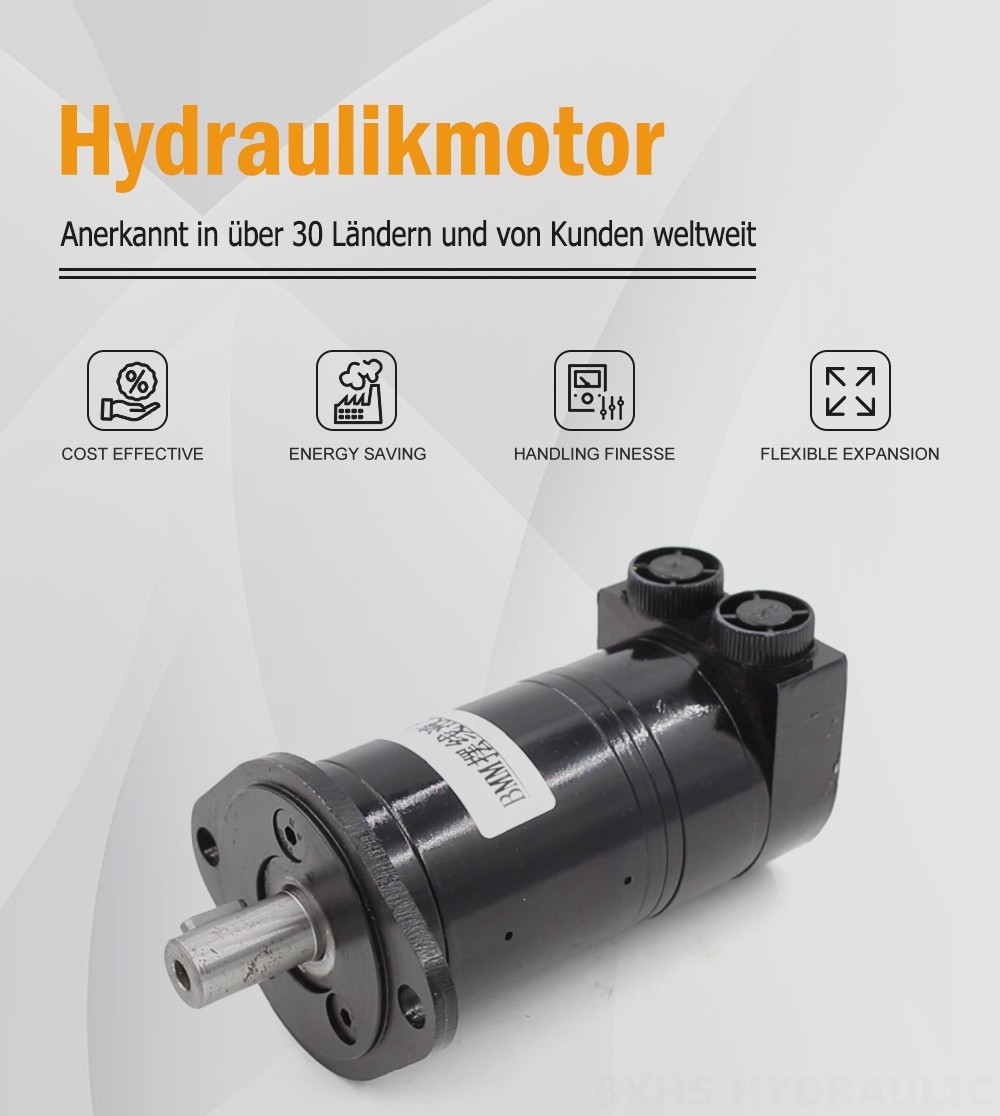 BMM_Cycloid-Hydraulikmotor 8 cm³/U 14 l/min Hydromotor